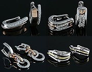 Ohrschmuck Gold Bicolor